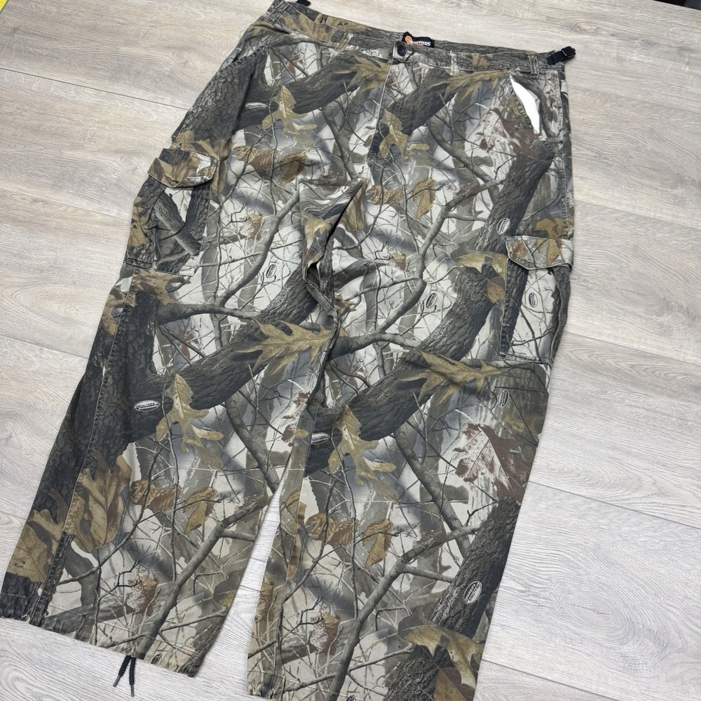 Outfitters Ridge Realtree Hardwoods Camo Cargo Pants Men's Sz XXL Hunt